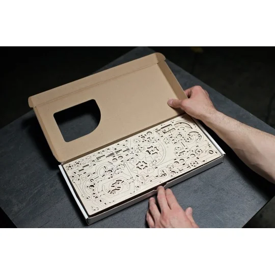 UG-70156-Ball course with Elevator chain Puzzle 3D wood UGEARS - UG-70156