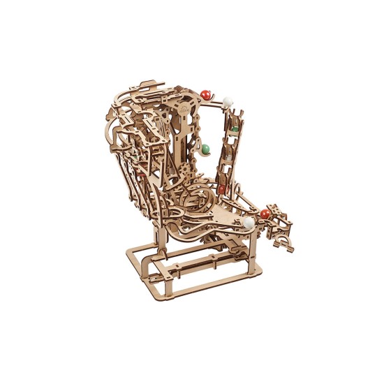 UG-70156-Parcours à Billes avec Élévateur chaine Puzzle 3D bois UGEARS - UG-70156