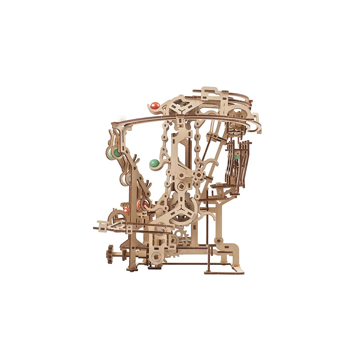 Ball course with Elevator chain Puzzle 3D wood UGEARS UGEARS UG-70156 - 5 Ball course with Elevator chain Puzzle 3D wood UGEARS UGEARS UG-70156 - 5