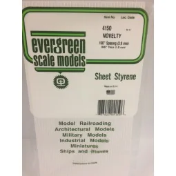 Grooved stair cladding panel 1.0x3.7x150x300mm Ref: 4150 - Evergree...