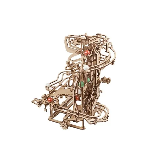 UG-70156-Ball course with Elevator chain Puzzle 3D wood UGEARS