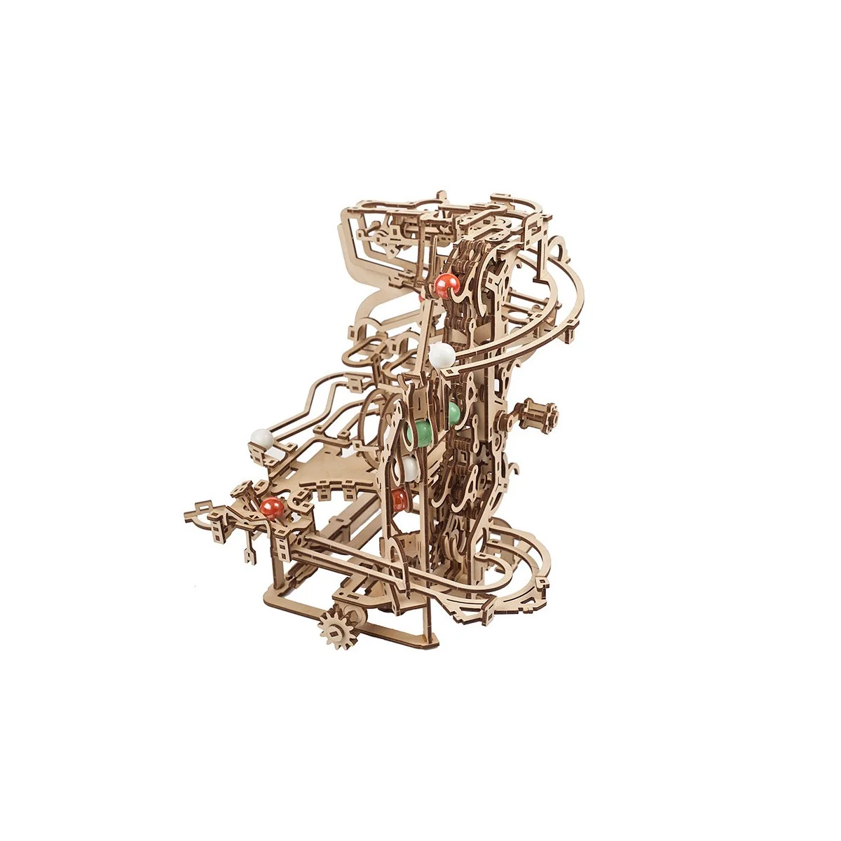 Ball course with Elevator chain Puzzle 3D wood UGEARS UGEARS UG-70156 - 7 Ball course with Elevator chain Puzzle 3D wood UGEARS UGEARS UG-70156 - 7