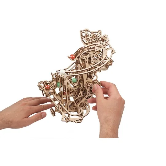 Ball course with Elevator chain Puzzle 3D wood UGEARS UGEARS UG-70156 - 8 UG-70156-Ball course with Elevator chain Puzzle 3D wood UGEARS - UG-70156