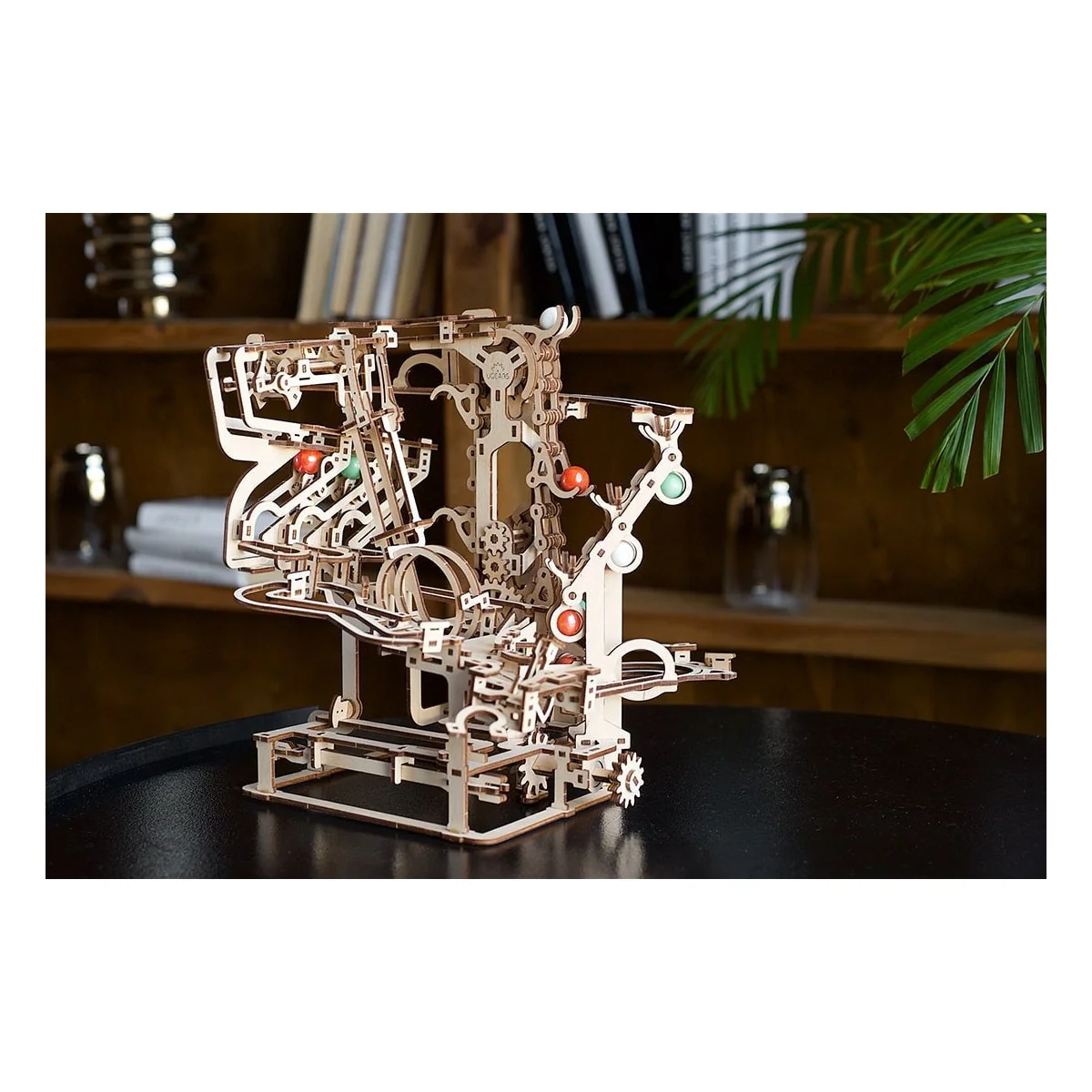 Ball course with Elevator chain Puzzle 3D wood UGEARS UGEARS UG-70156 - 9 Ball course with Elevator chain Puzzle 3D wood UGEARS UGEARS UG-70156 - 9