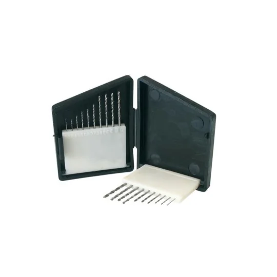 Jeu de forets hélicoïdaux 0,3-1,2 mm (x20) Pebaro SV-HSS200 - 1 SV-HSS200-Jeu de forets hélicoïdaux 0,3-1,2 mm (x20) Pebaro - SV-HSS200