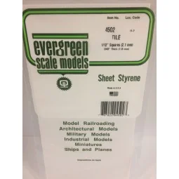 Grid plate 1.0x2.1x150x300mm Ref: 4502 - Evergreen - S1374502