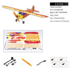 J3 Firebird 600mm E31 EPP Kit PNP DW Hobby DW Hobby - Dancing Wings Hobby E3104 - 1