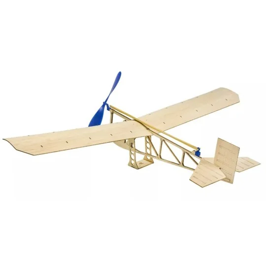 VA04-Planeur vintage 638mm moteur caoutchouc 1920 kit balsa vole libre DW Hobby