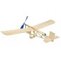 VA04-Vintage glider 638mm rubber motor 1920 kit balsa free fly DW Hobby