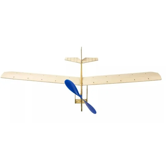 VA04-Planeur vintage 638mm moteur caoutchouc 1920 kit balsa vole libre DW Hobby
