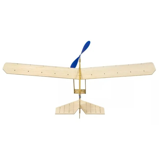 VA04-Planeur vintage 638mm moteur caoutchouc 1920 kit balsa vole libre DW Hobby
