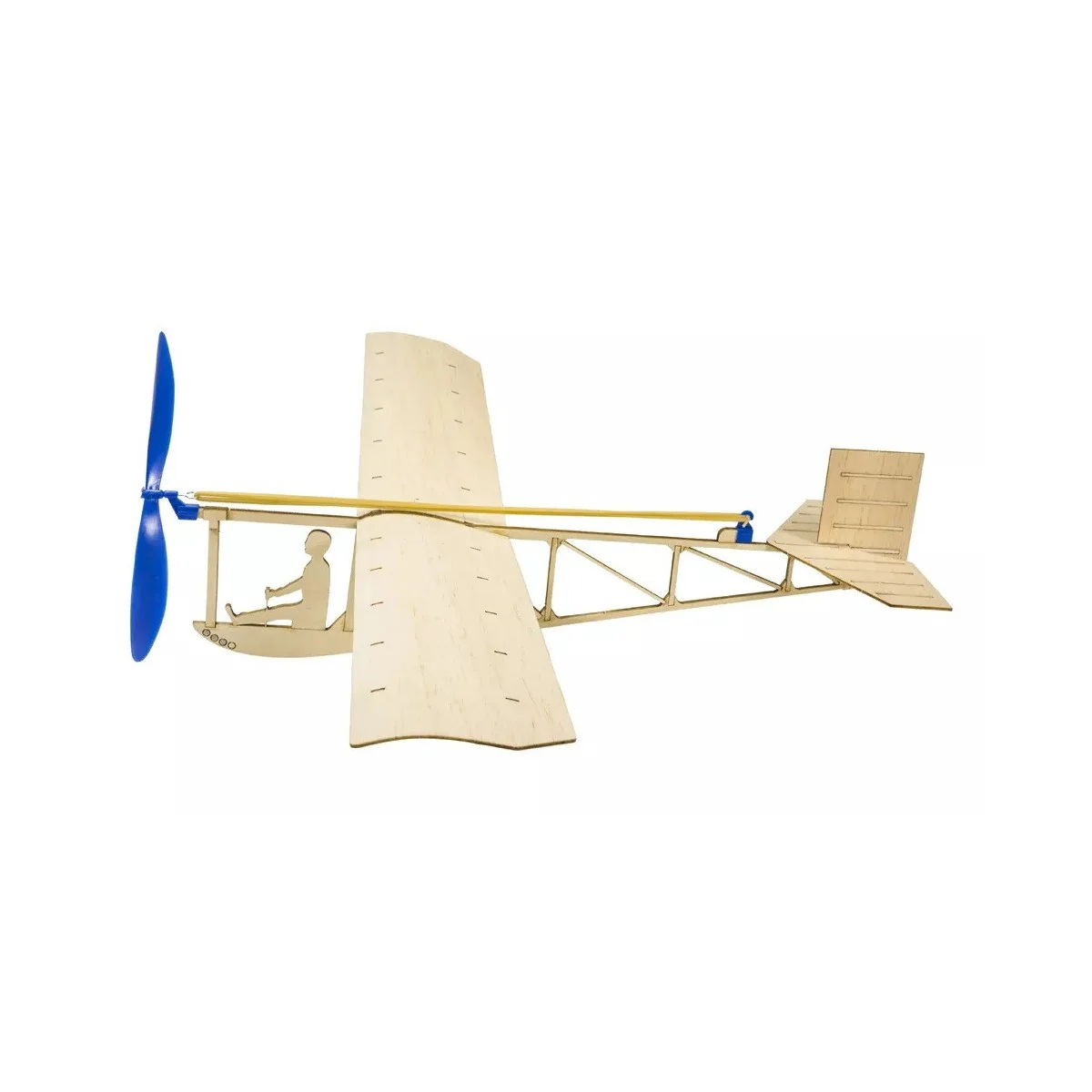 Planeur vintage 638mm moteur caoutchouc 1920 kit balsa vole libre DW Hobby DW Hobby - Dancing Wings Hobby VA04 - 6