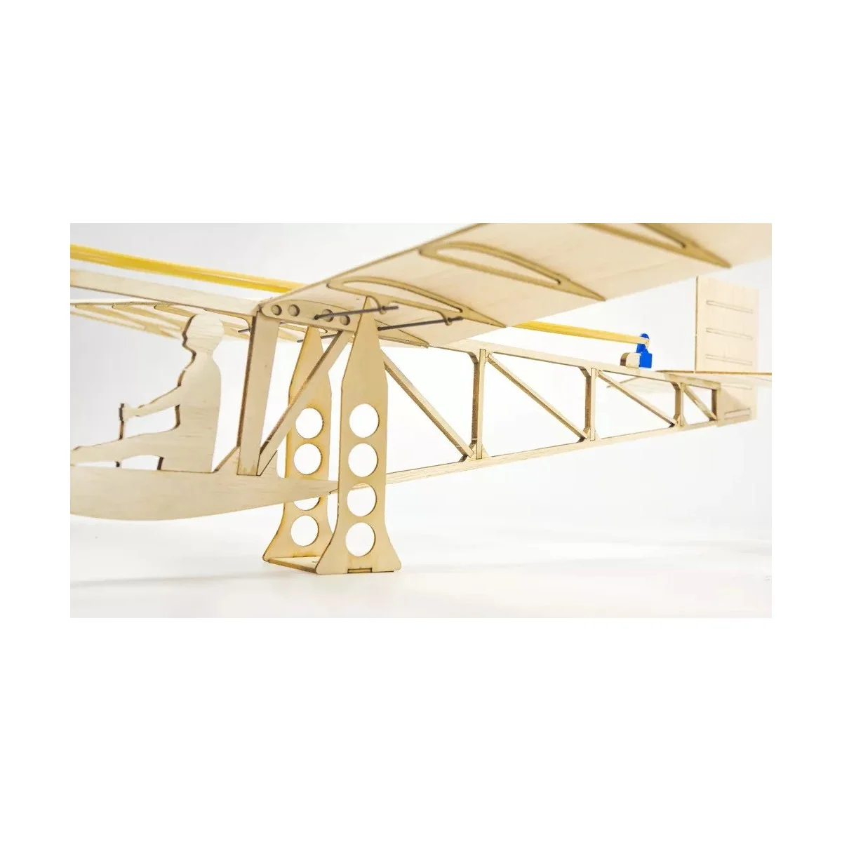 Vintage glider 638mm rubber motor 1920 kit balsa free fly DW Hobby DW Hobby - Dancing Wings Hobby VA04 - 7