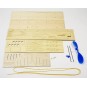 VA04-Vintage glider 638mm rubber motor 1920 kit balsa free fly DW Hobby - VA04