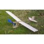 VA04-Vintage glider 638mm rubber motor 1920 kit balsa free fly DW Hobby