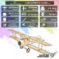 S3001-Sopwith Camel 1200mm S30 Balsa Kit DW Hobby