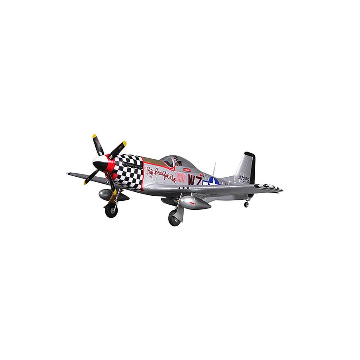 P-51D Big Beautiful Doll V2 800mm PNP FMS FMS Model FMS016P - 1