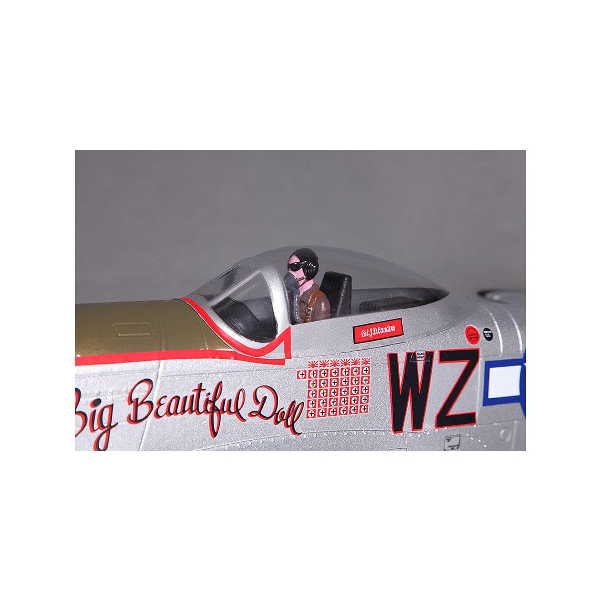 P-51D Big Beautiful Doll V2 800mm PNP FMS FMS Model FMS016P - 4
