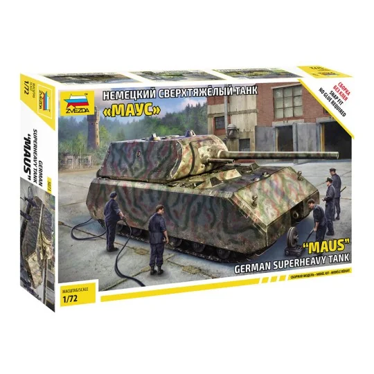 Z5073-Heavy Tank Maus 1/72 Zvezda - Z5073