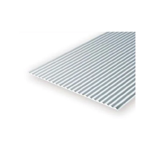 Corrugated metal sheet 1.0x1.0x150x300mm Ref: 4526 - Evergreen - S1... S1374526-Corrugated metal sheet 1.0x1.0x150x300mm Ref: 4526 - Evergreen - S1374526