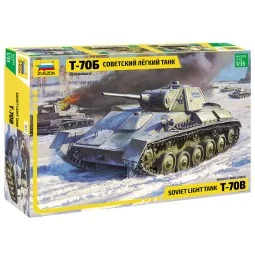 Char Léger Soviétique T70 1/35 Zvezda Zvezda Z3631 - 1