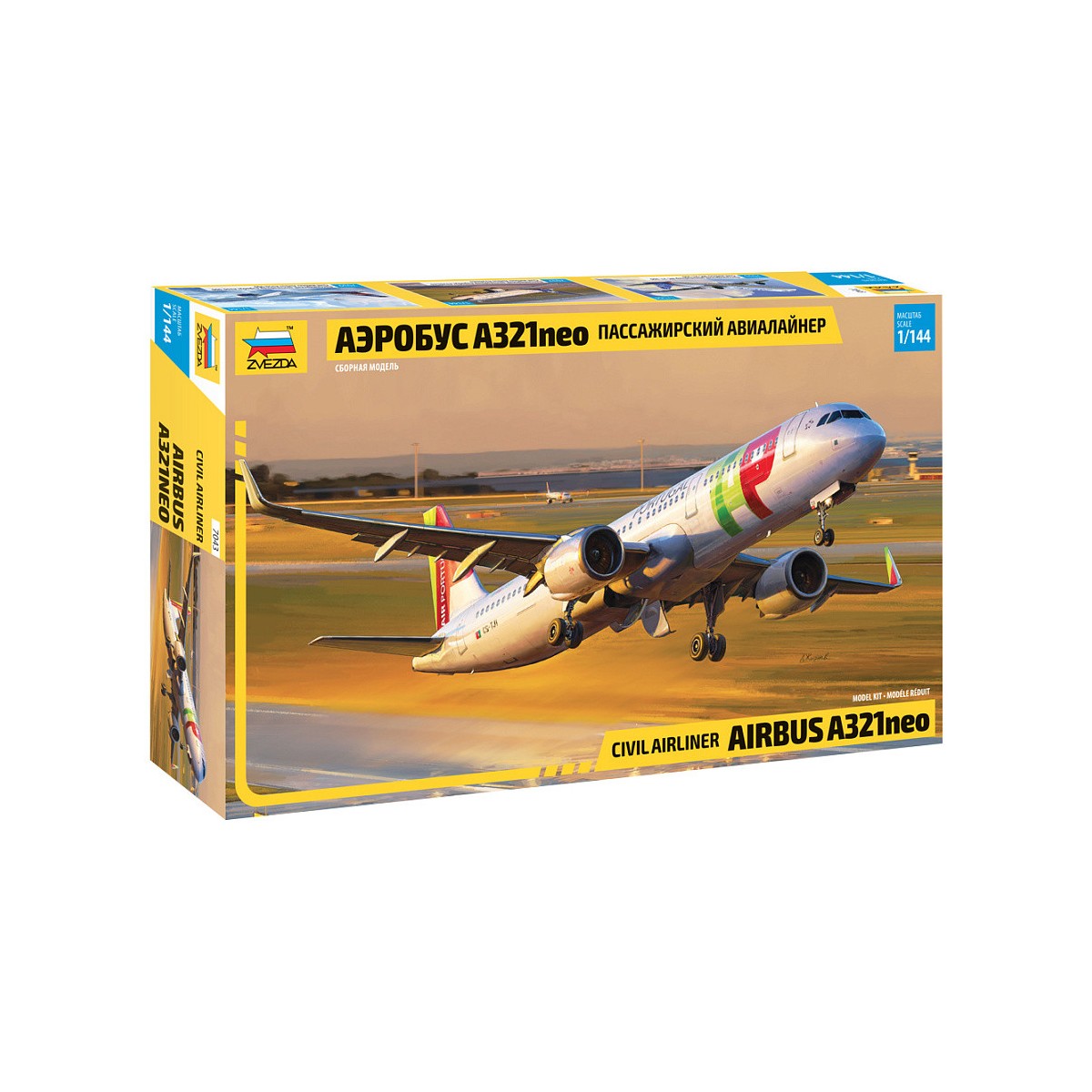 Airbus A321 Neo 1/144 Zvezda Zvezda Z7043 - 1
