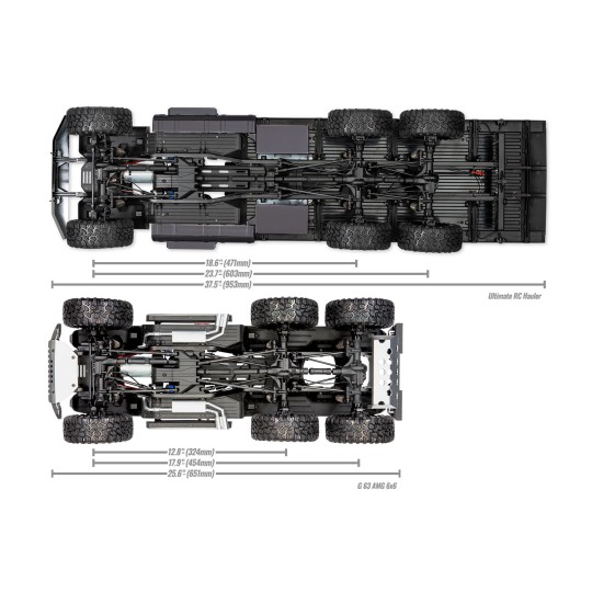 TRX-6 Ultimate RC Hauler 6x6 Black TQi RTR Traxxas 88086-4 Traxxas TRX-88086-4-BLK - 14 TRX-88086-4-BLK-TRX-6 Ultimate RC Hauler 6x6 Black TQi RTR Traxxas 88086-4 - TRX-88086-4-BLK