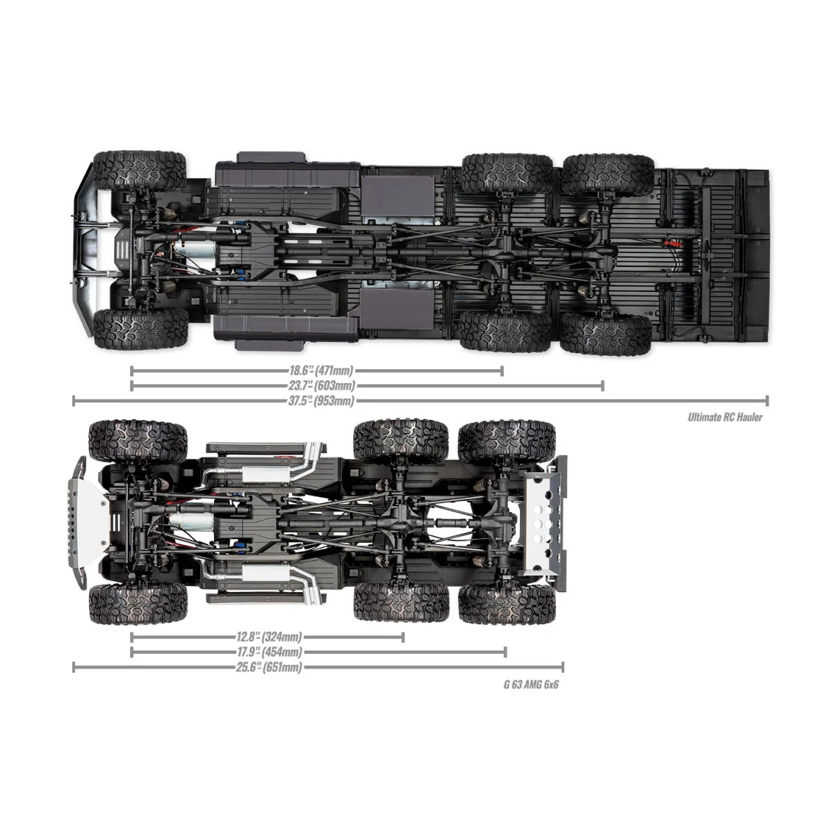 TRX-6 Ultimate RC Hauler 6x6 Black TQi RTR Traxxas 88086-4 Traxxas TRX-88086-4-BLK - 14