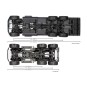 TRX-88086-4-BLK-TRX-6 Ultimate RC Hauler 6x6 Black TQi RTR Traxxas 88086-4