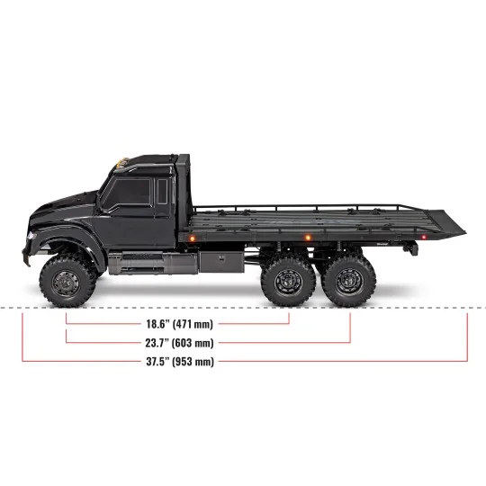 TRX-88086-4-BLK-TRX-6 Ultimate RC Hauler 6x6 Black TQi RTR Traxxas 88086-4 - TRX-88086-4-BLK