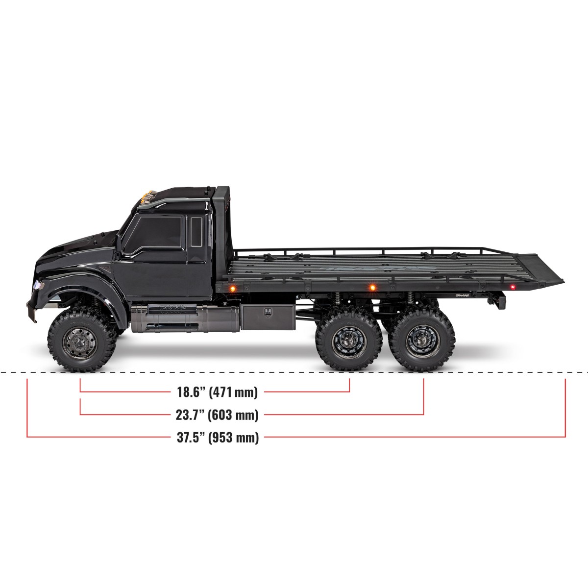 TRX-6 Ultimate RC Hauler 6x6 Black TQi RTR Traxxas 88086-4 Traxxas TRX-88086-4-BLK - 16 TRX-6 Ultimate RC Hauler 6x6 Black TQi RTR Traxxas 88086-4 Traxxas TRX-88086-4-BLK - 16