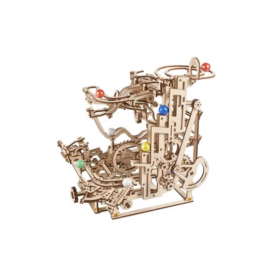 UG-70157-Parcours à Billes avec Élévateur gradins Puzzle 3D bois UGEARS - UG-70157