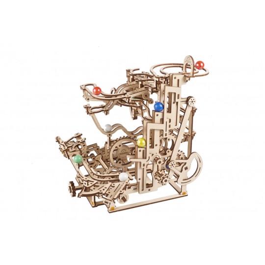 UG-70157-Parcours à Billes avec Élévateur gradins Puzzle 3D bois UGEARS