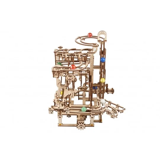 UG-70157-Ball course with Stepped elevator Puzzle 3D wood UGEARS - UG-70157