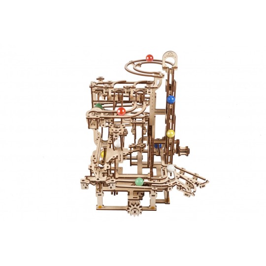 UG-70157-Parcours à Billes avec Élévateur gradins Puzzle 3D bois UGEARS