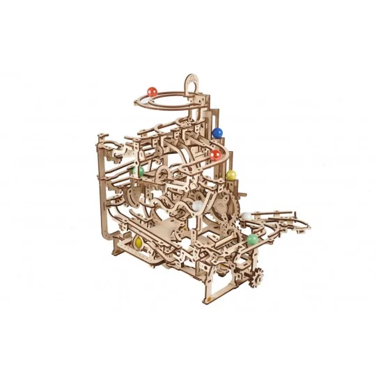UG-70157-Ball course with Stepped elevator Puzzle 3D wood UGEARS - UG-70157
