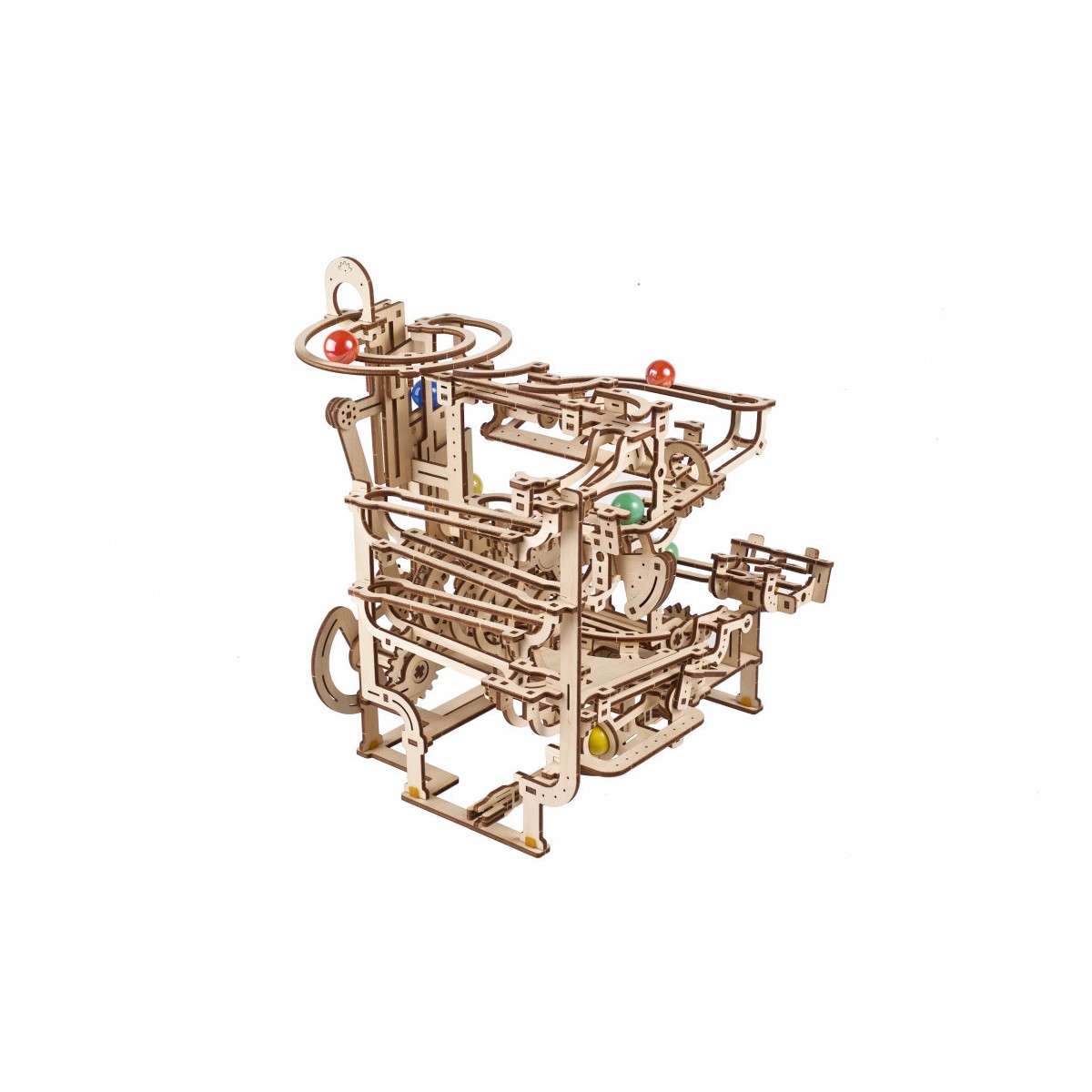 Ball course with Stepped elevator Puzzle 3D wood UGEARS UGEARS UG-70157 - 8