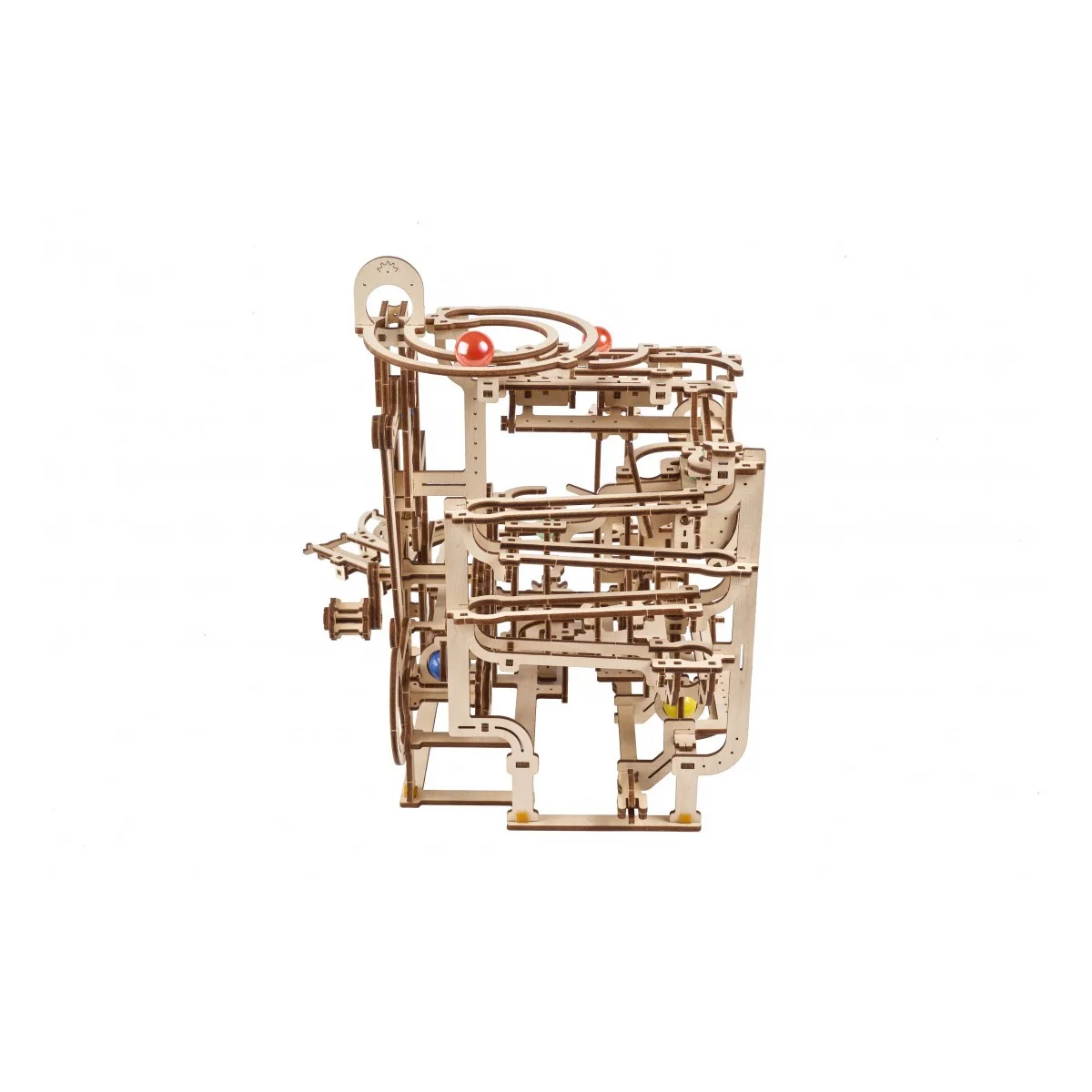 Ball course with Stepped elevator Puzzle 3D wood UGEARS UGEARS UG-70157 - 9