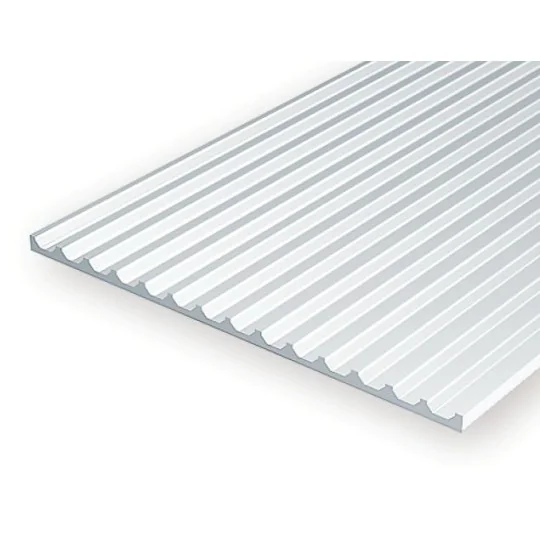 Ribbed metal plate 1.0x1.8x150x300mm Ref: 4542 - Evergreen - S13745... S1374542-Ribbed metal plate 1.0x1.8x150x300mm Ref: 4542 - Evergreen - S1374542