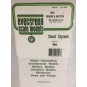 S1374543-Ribbed metal plate 1.0x2.5x150x300mm Ref: 4543 - Evergreen - S1374543