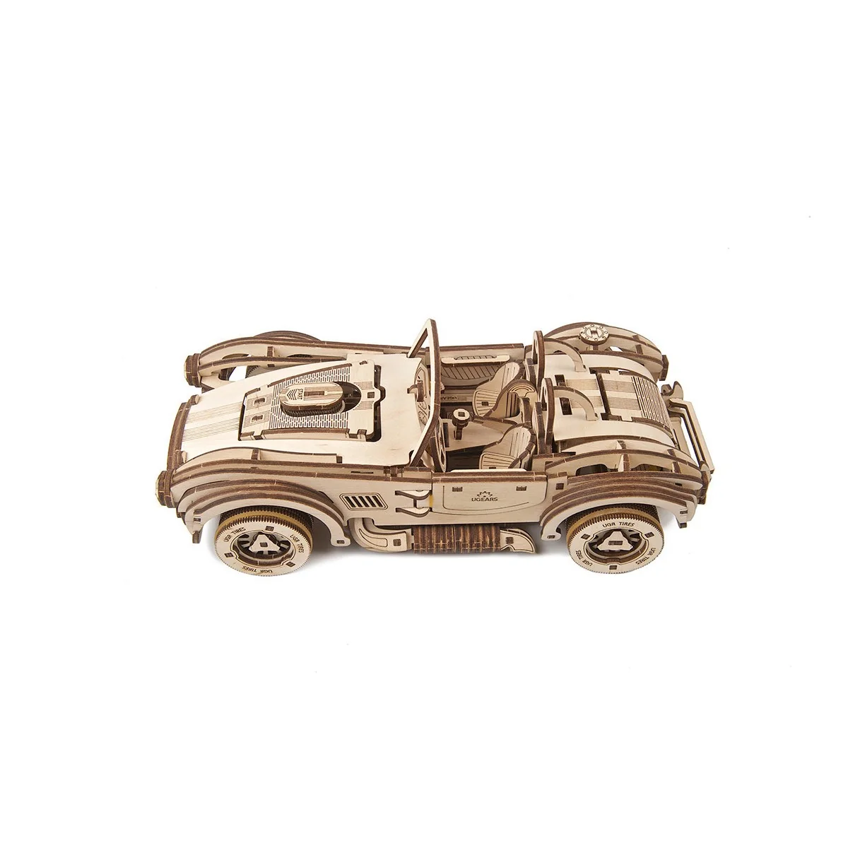 Voiture de course Drift Cobra Puzzle 3D bois UGEARS UGEARS UG-70161 - 5