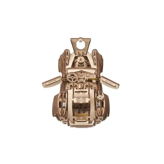 UG-70161-Race car Drift Cobra Puzzle 3D wood UGEARS