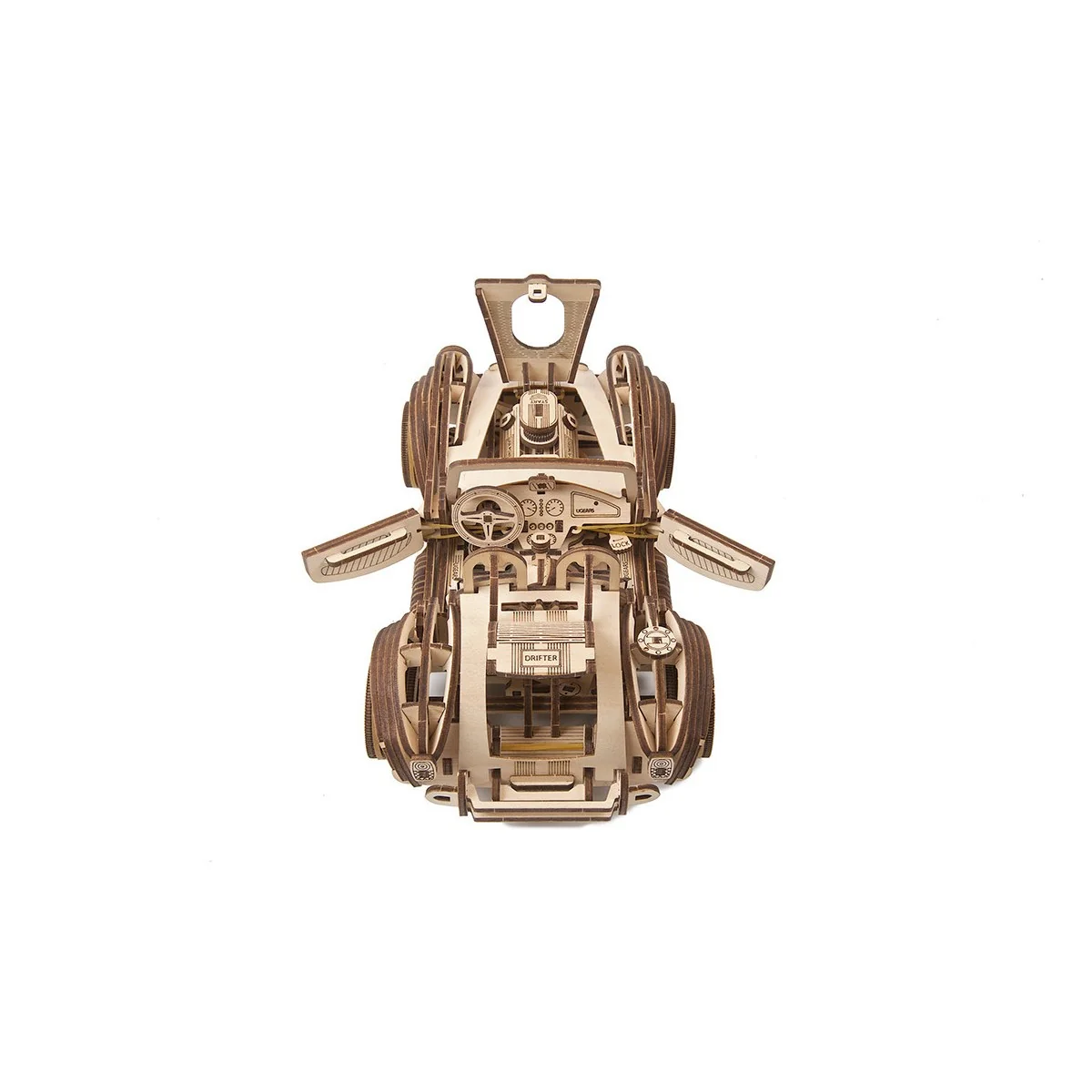 Race car Drift Cobra Puzzle 3D wood UGEARS UGEARS UG-70161 - 10 Race car Drift Cobra Puzzle 3D wood UGEARS UGEARS UG-70161 - 10