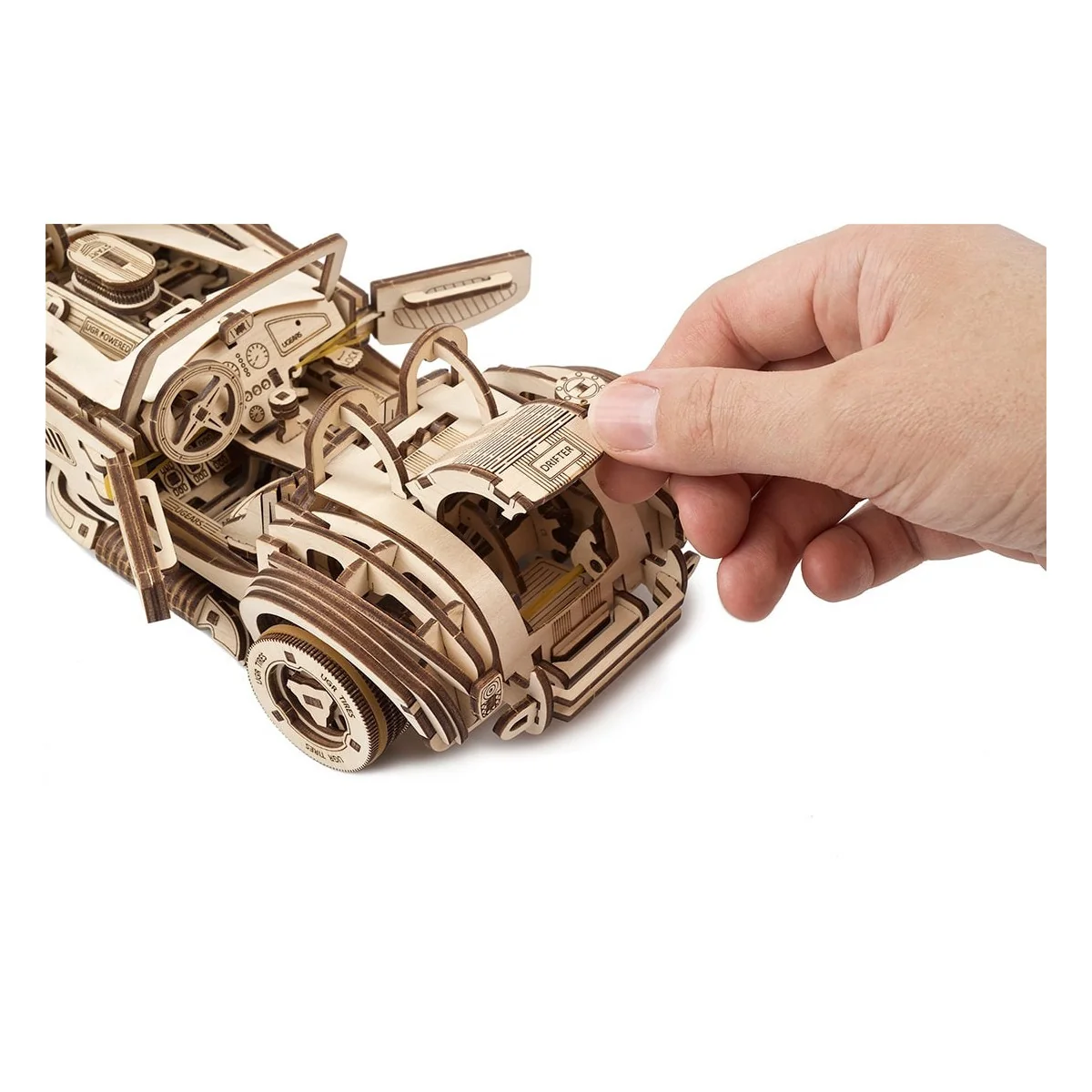 Race car Drift Cobra Puzzle 3D wood UGEARS UGEARS UG-70161 - 15 Race car Drift Cobra Puzzle 3D wood UGEARS UGEARS UG-70161 - 15