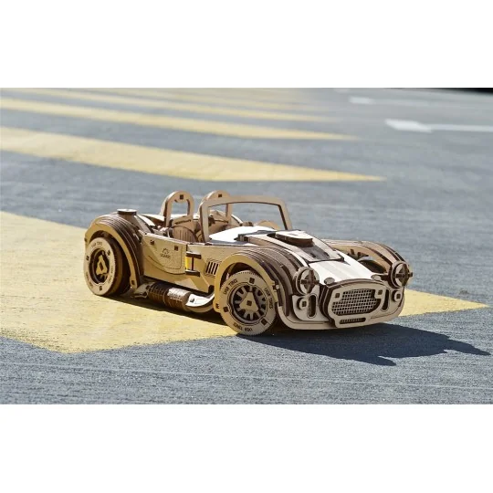 UG-70161-Race car Drift Cobra Puzzle 3D wood UGEARS