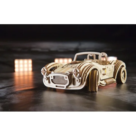 UG-70161-Race car Drift Cobra Puzzle 3D wood UGEARS