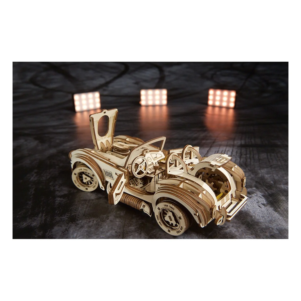 Voiture de course Drift Cobra Puzzle 3D bois UGEARS UGEARS UG-70161 - 19