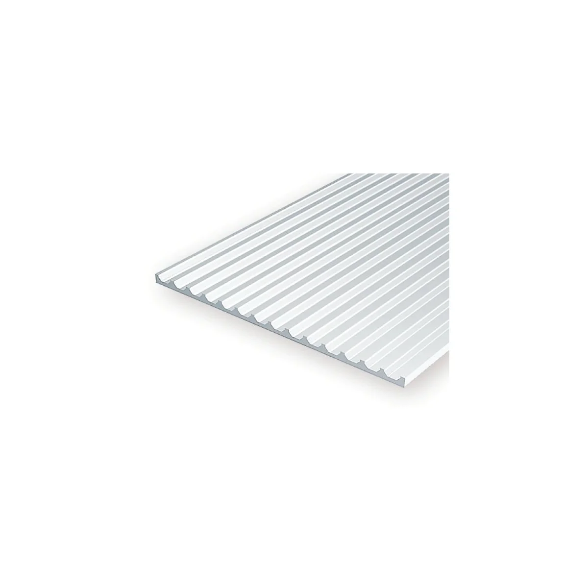 Ribbed metal plate 1.0x3.2x150x300mm Ref: 4544 - Evergreen - S13745... Ribbed metal plate 1.0x3.2x150x300mm Ref: 4544 - Evergreen - S13745...