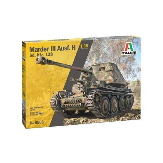 Char Sd.Kfz.138 Marder III H 1/35 Italeri Italeri I6566 - 2 I6566-Char Sd.Kfz.138 Marder III H 1/35 Italeri - I6566