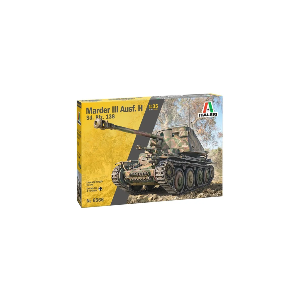 Char Sd.Kfz.138 Marder III H 1/35 Italeri Italeri I6566 - 2 Char Sd.Kfz.138 Marder III H 1/35 Italeri Italeri I6566 - 2